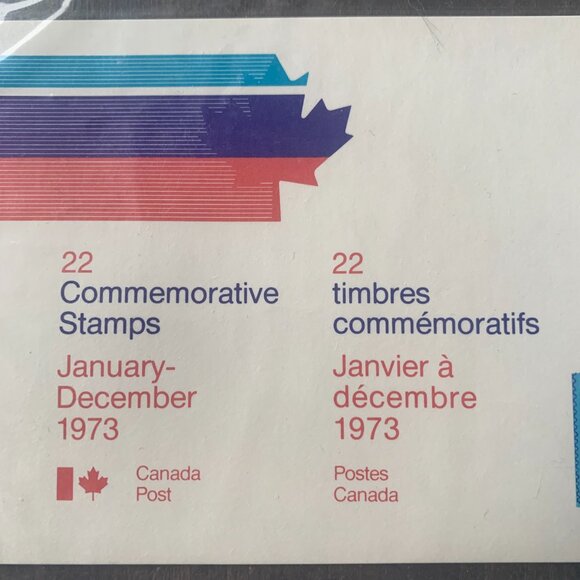 1973 Canada Post Commemorative Stamps annual set x2 unopened - Picture 2 of 6
